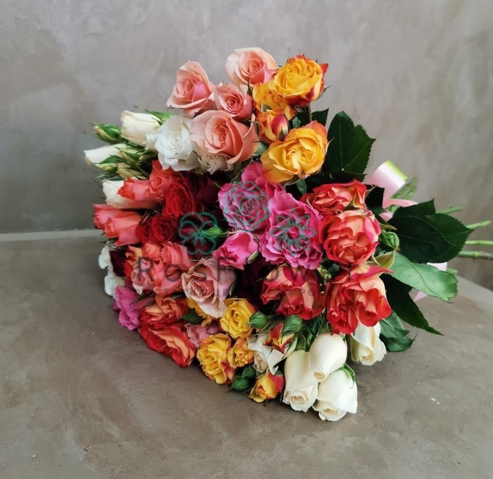 Букет цветов из: Розы в Терском