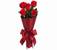 Букет 5 Красных роз Эдлесс Лав в Терском