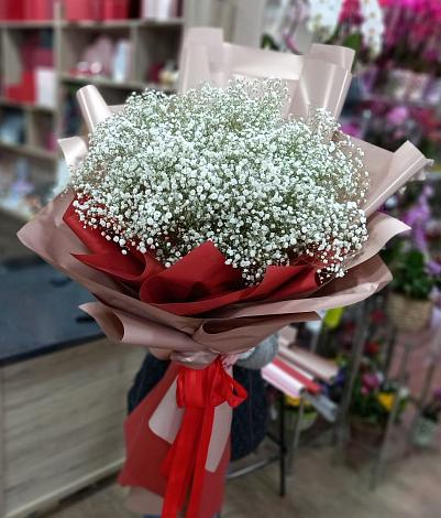 Букет цветов из: Гипсофила в Терском
