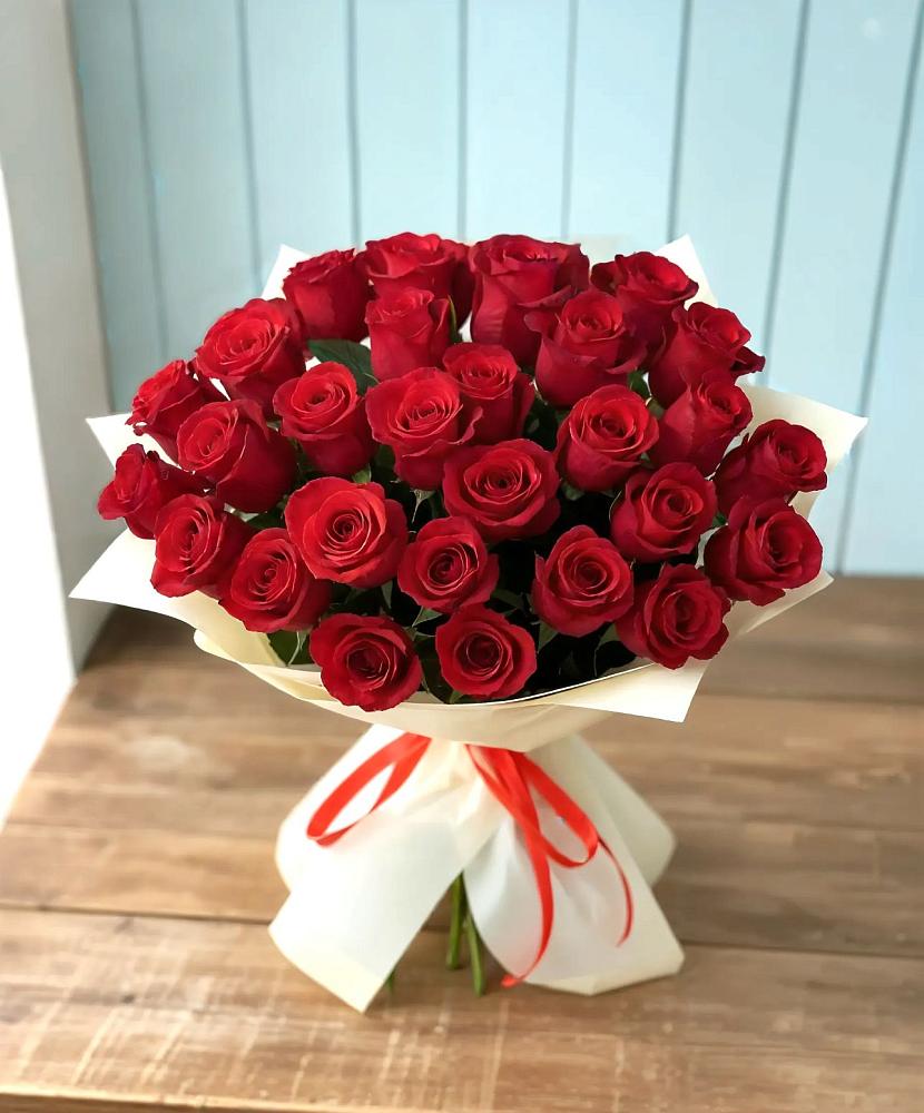 Букет 29 Красных роз в Терском