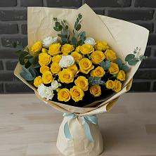 Букет цветов из:  Розы в Терском