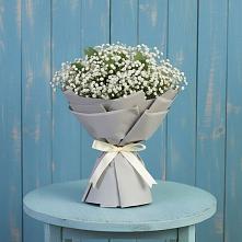 Букет цветов из:  Гипсофила в Терском