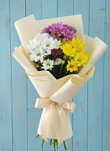 Букет цветов из:  Хризантемы #REPLACE_PRED# Терском