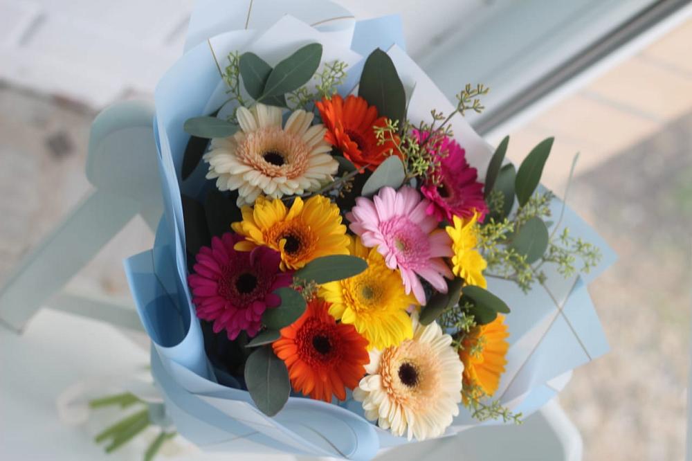 Букет цветов из: Герберы в Терском