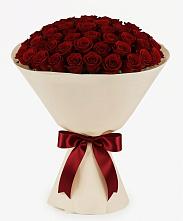 Букет 101 Бордовая роза Блэк Бакарра в Терском