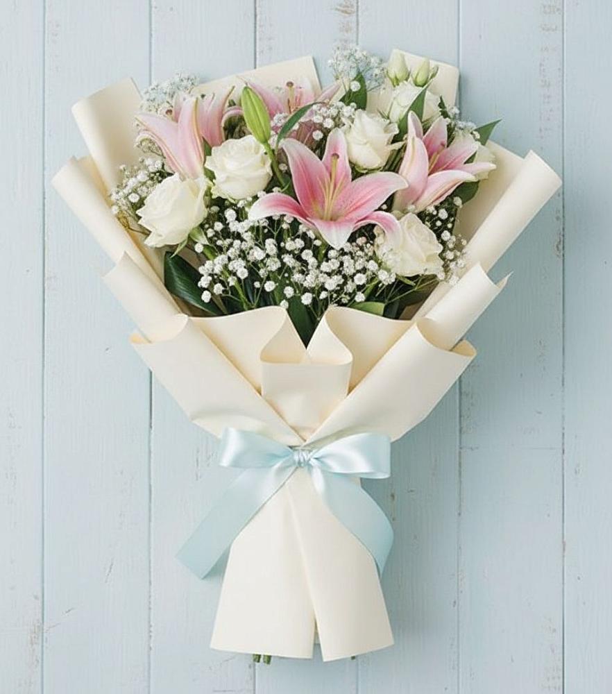 Букет цветов из: Лилии в Терском