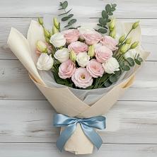 Букет цветов из:  Лизиантусы в Терском