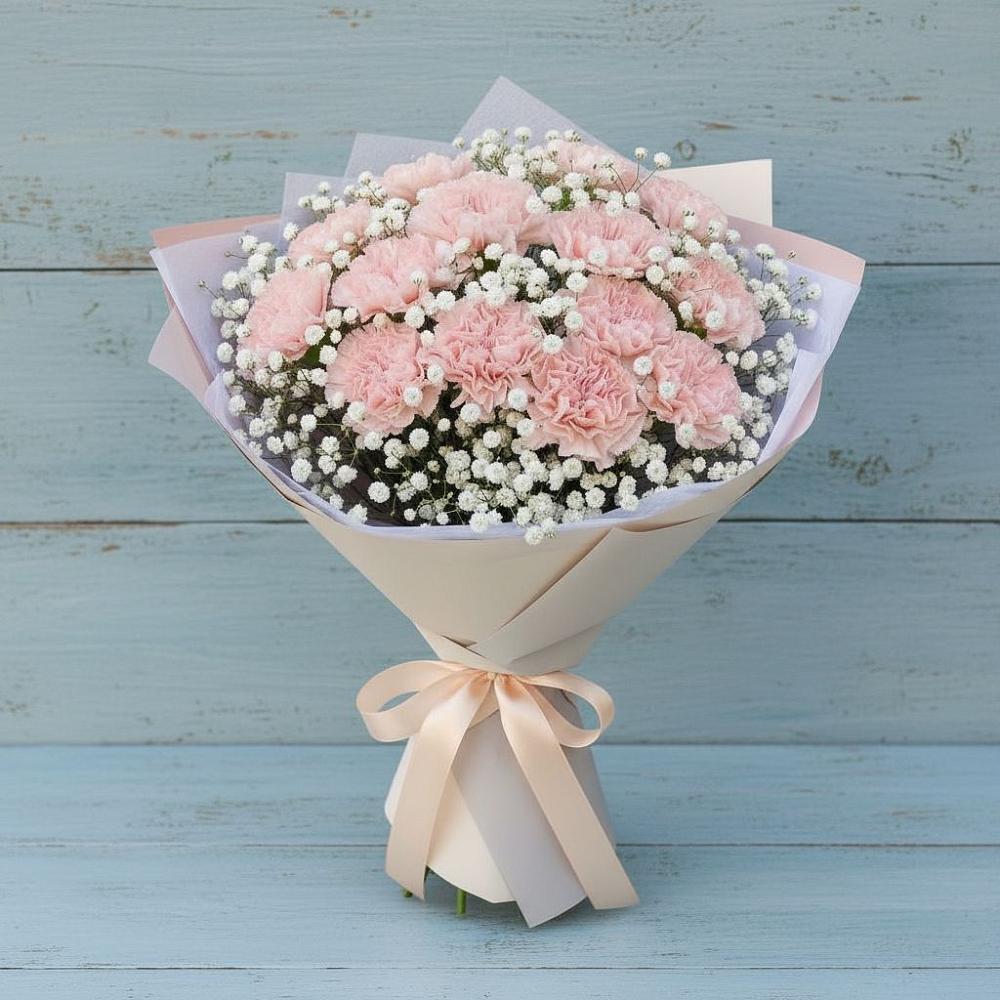 Букет цветов из: Гвоздики в Терском