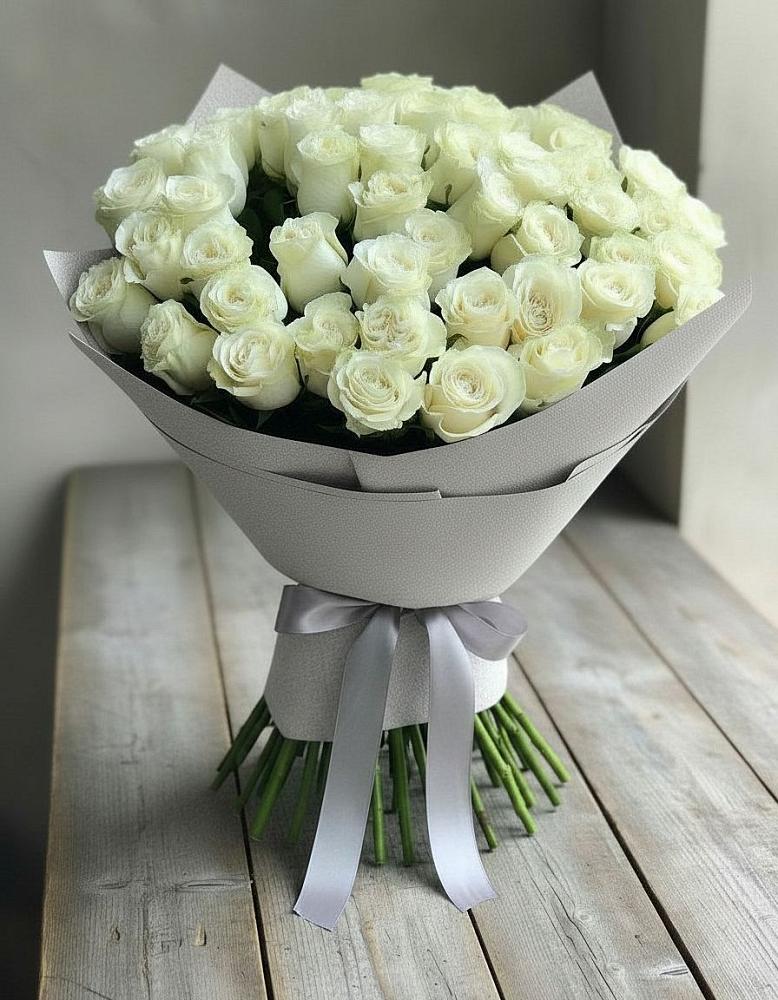 Букет 35 Белых роз в Терском