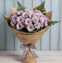 Букет цветов из:  Хризантемы #REPLACE_PRED# Терском