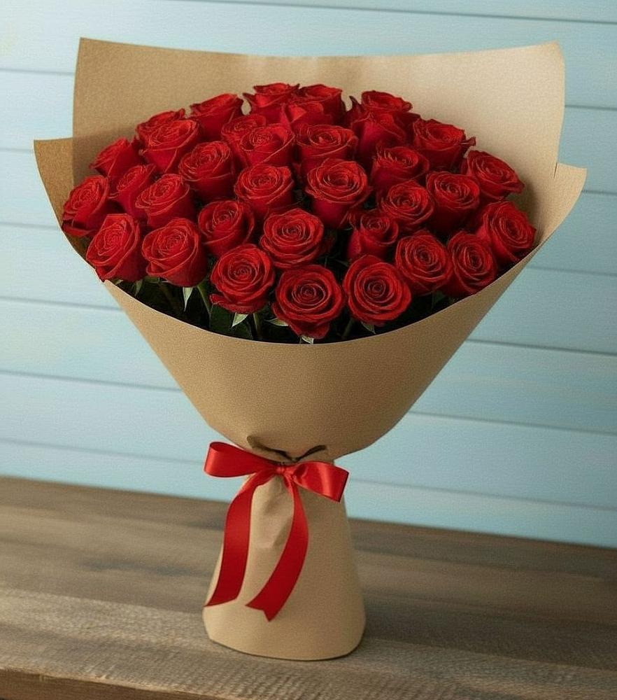 Букет Красные розы Милано в Терском