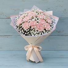 Букет цветов из:  Гвоздики в Терском