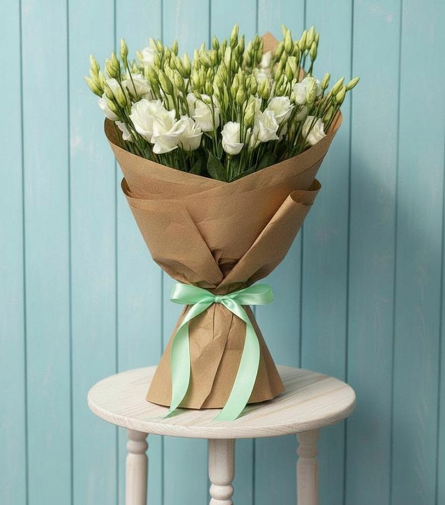 Букет цветов из: Лизиантусы в Терском