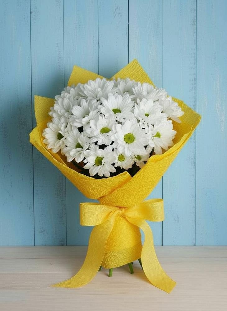 Букет цветов из: Хризантемы в Терском