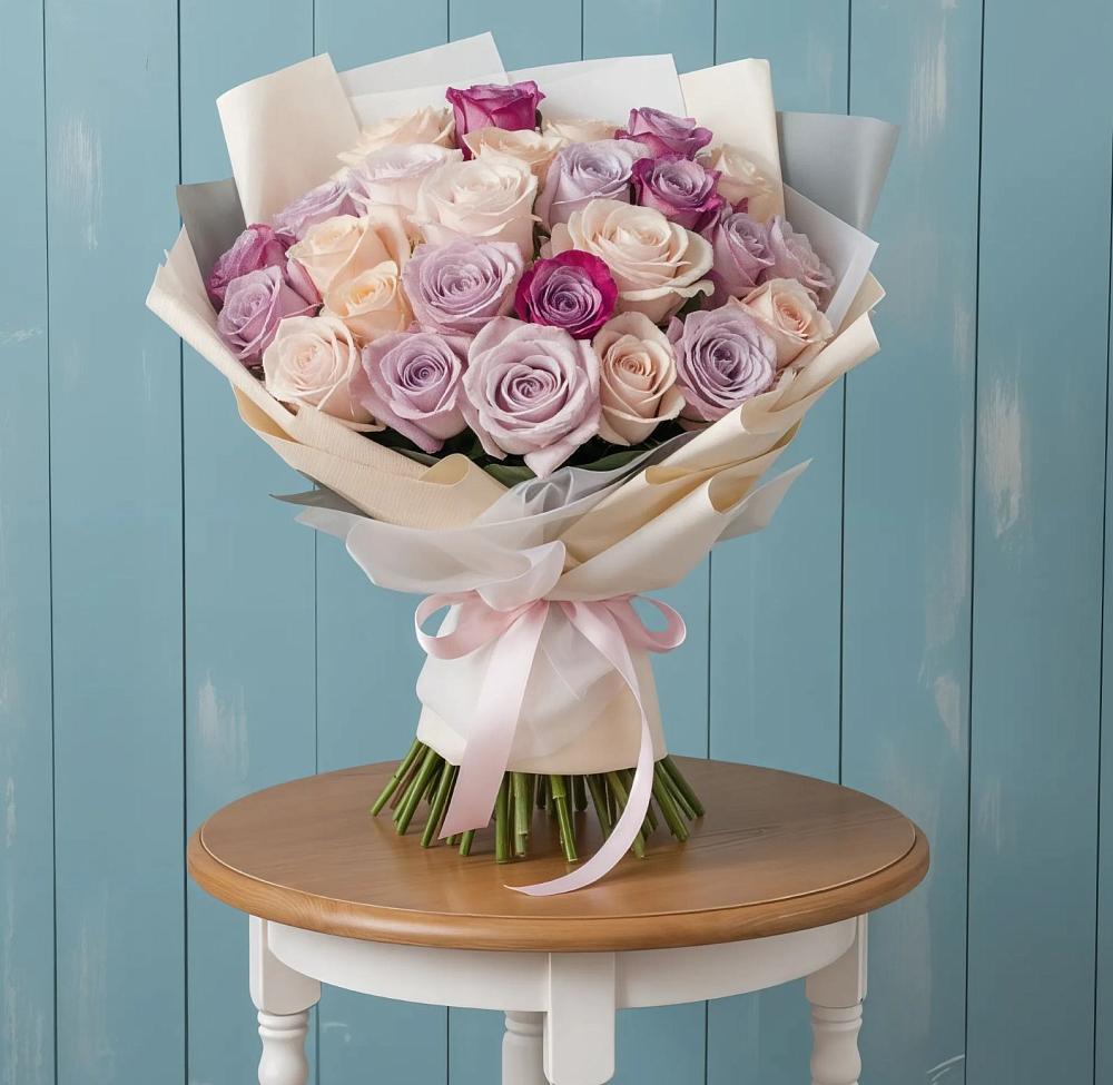 Букет цветов из: Розы в Терском