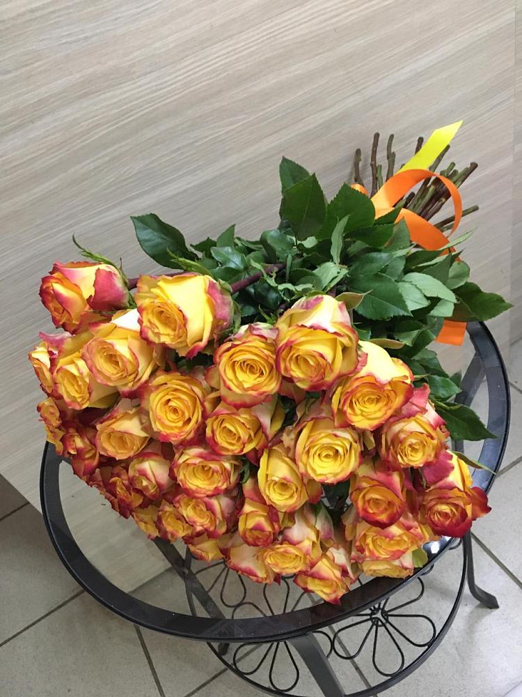 Букет Желтые розы в Терском