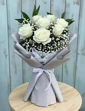 Букет цветов из:  Розы в Терском