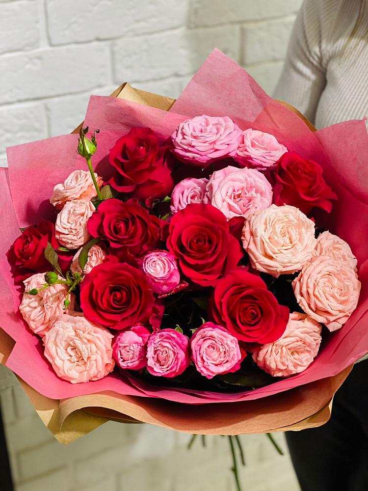 Букет цветов из: Розы в Терском