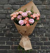 Букет цветов из:  Розы в Терском