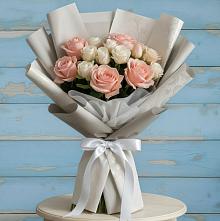 Букет цветов из:  Розы #REPLACE_PRED# Терском