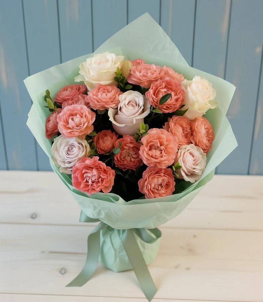 Букет цветов из: Розы в Терском