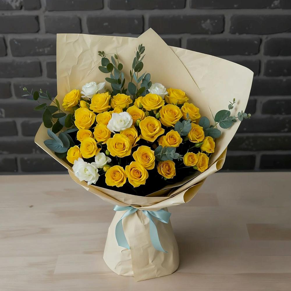 Букет цветов из: Розы в Терском