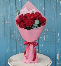 Букет цветов из:  Розы в Терском