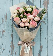 Букет цветов из:  Розы в Терском