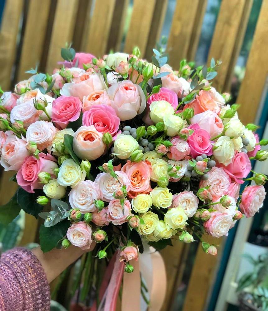 Букет цветов из: Розы в Терском