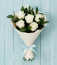 Букет цветов из:  Розы в Терском