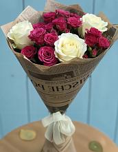 Букет цветов из:  Розы в Терском
