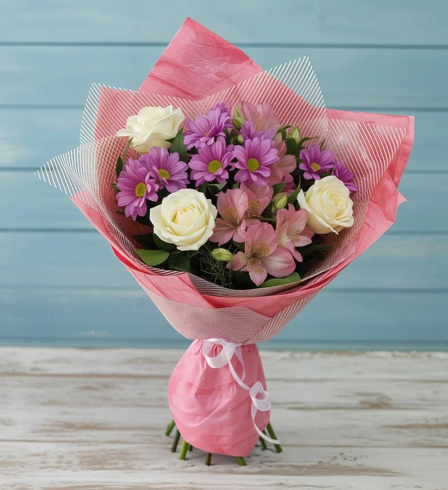 Букет цветов из: Герберы в Терском