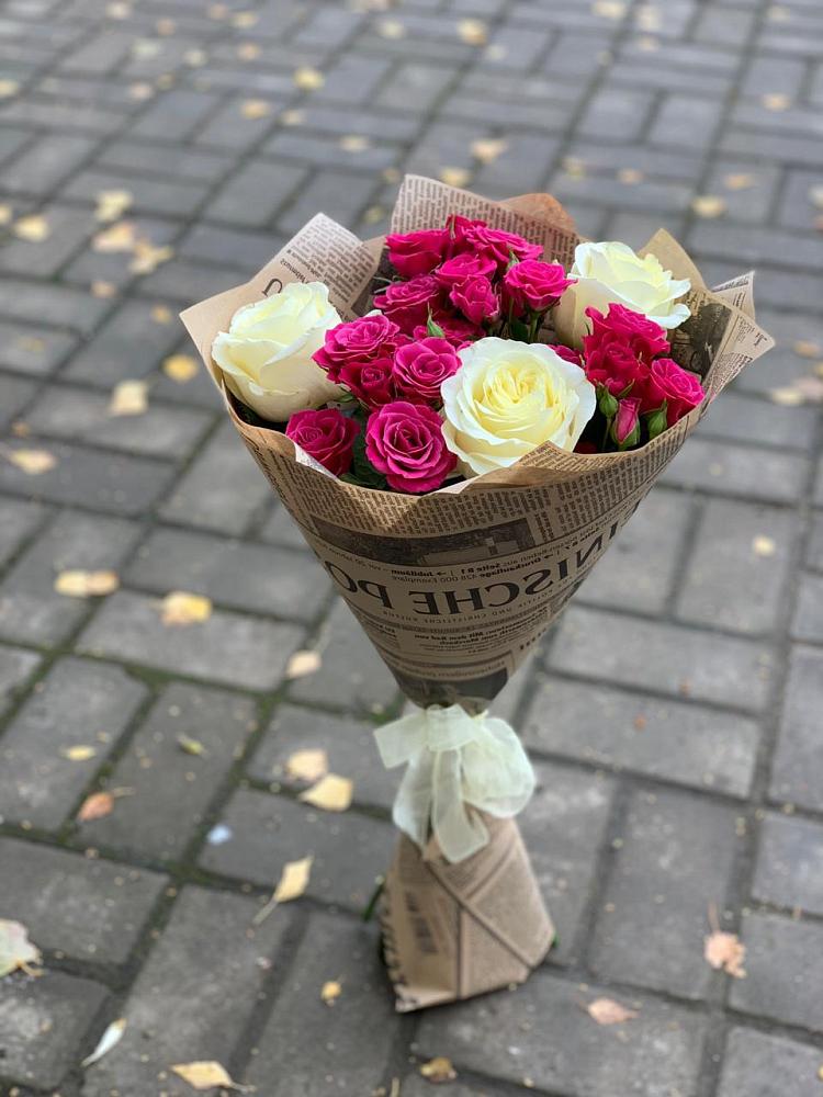 Букет цветов из: Розы в Терском