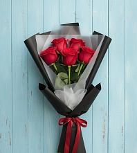 Букет цветов из:  Розы в Терском