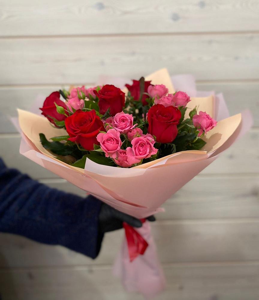 Букет цветов из: Розы в Терском
