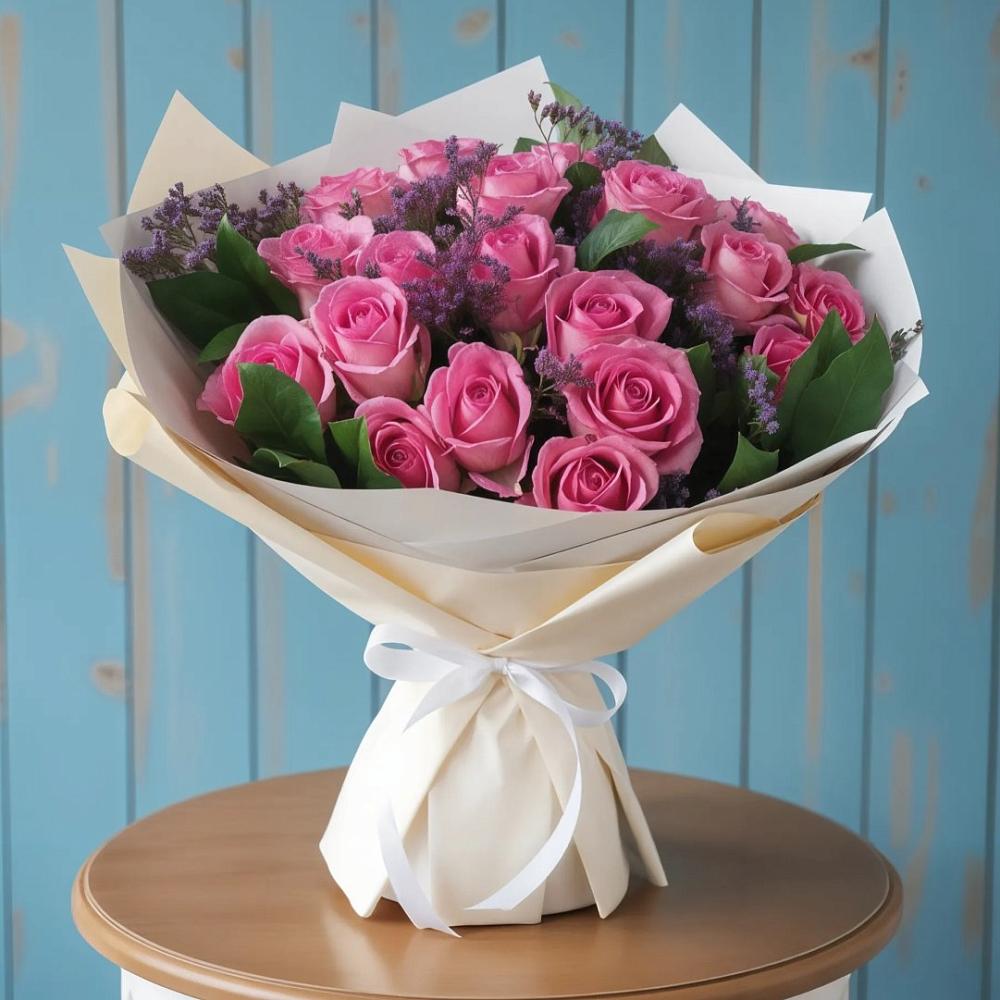 Букет цветов из: Розы в Терском