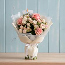 Букет цветов из:  Розы в Терском