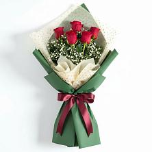 Букет цветов из:  Розы в Терском
