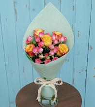 Букет цветов из:  Розы в Терском