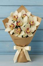 Букет цветов из:  Орхидеи и Розы в Терском