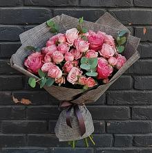 Букет цветов из:  Розы в Терском