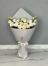 Букет цветов из:  Розы и Лизиантусы в Терском